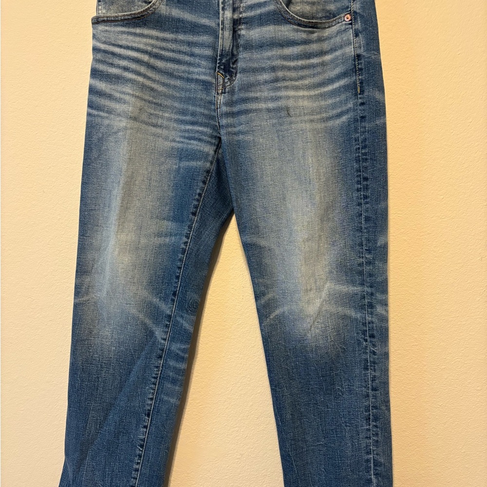 American Eagle Outfitters Light Blue Straight Leg Jeans